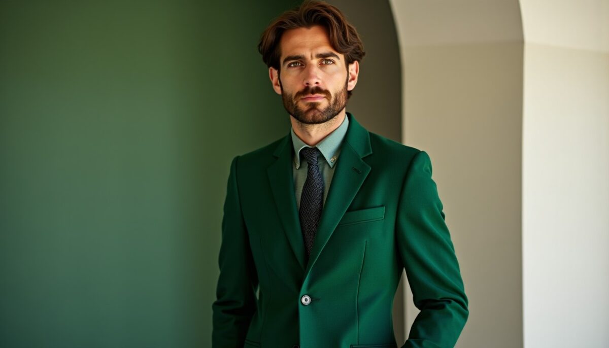 Guide pratique pour harmoniser votre look avec un costume homme vert